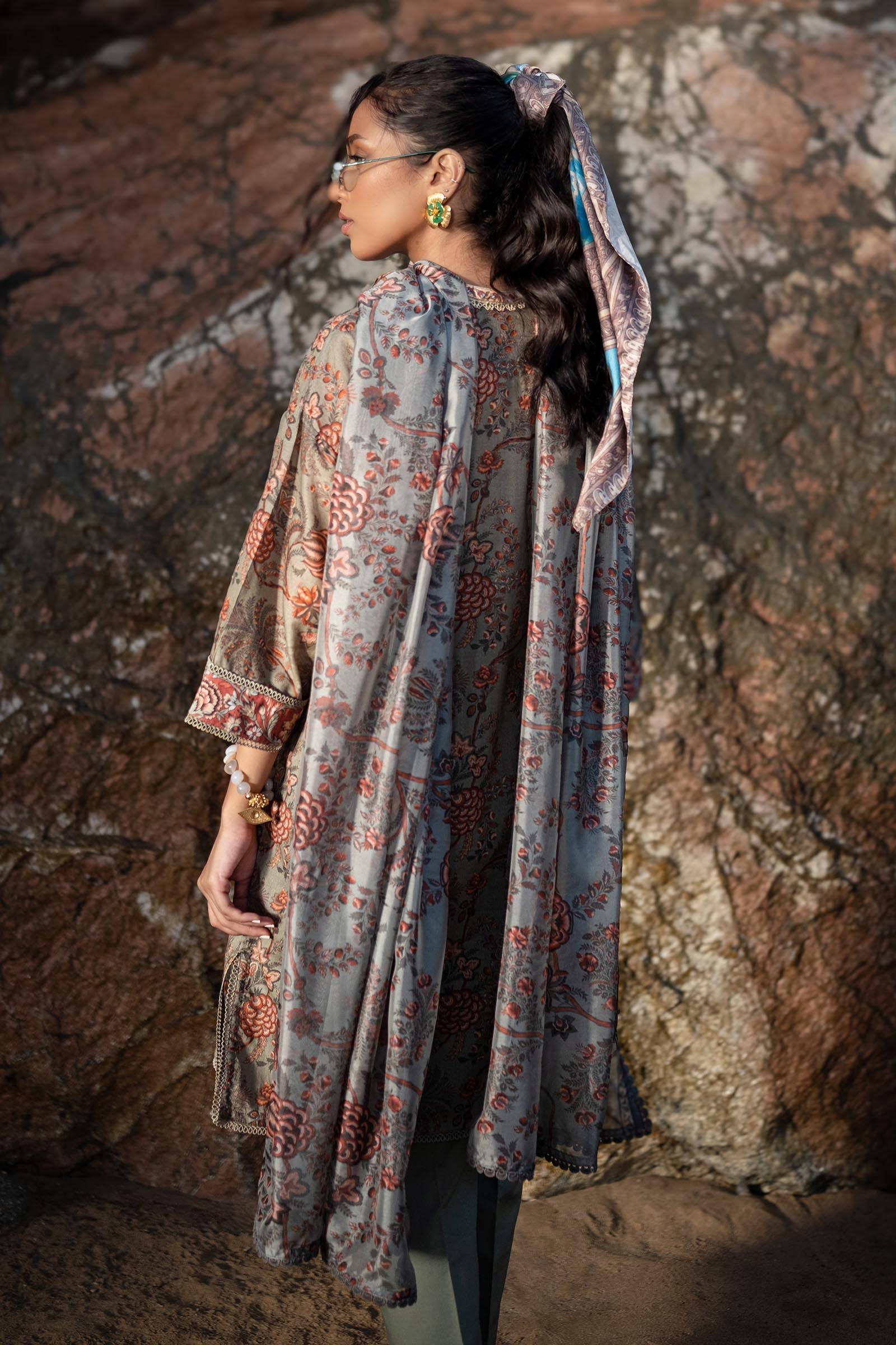 Sana Safinaz | Mahay Spring 24 | H241-016A-3CK - House Of Anaya