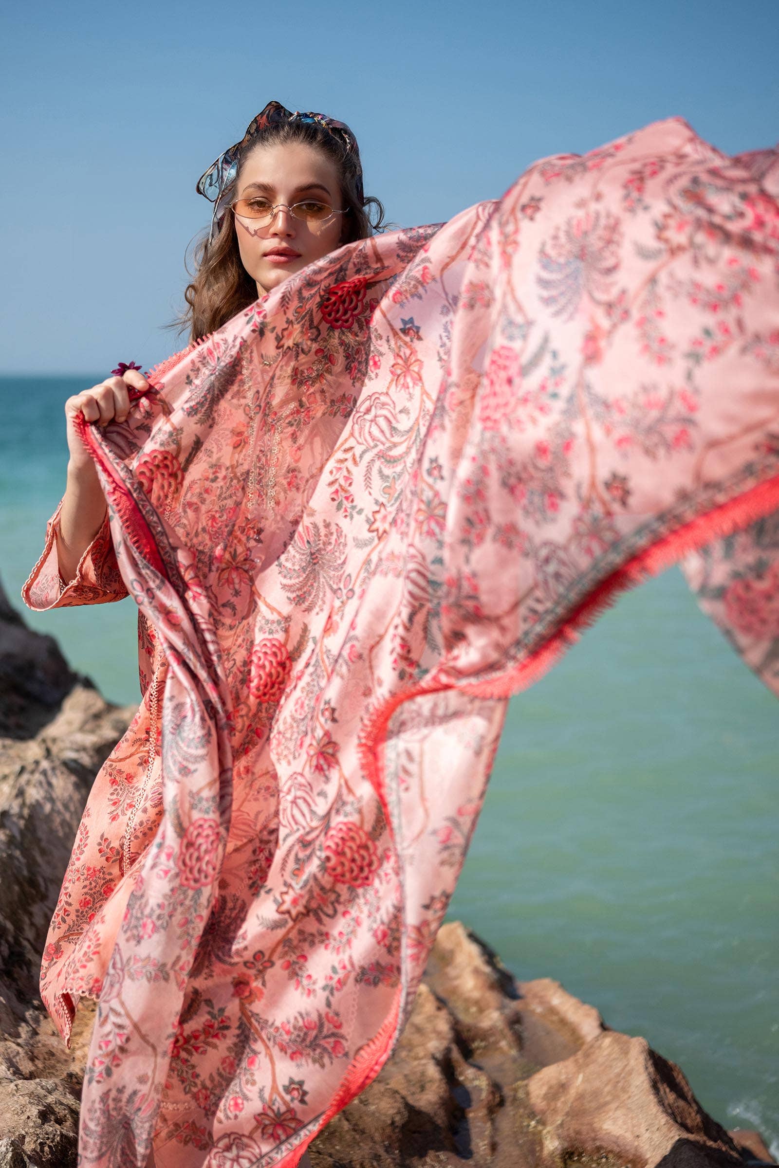 Sana Safinaz | Mahay Spring 24 | H241-016B-3CK - House Of Anaya