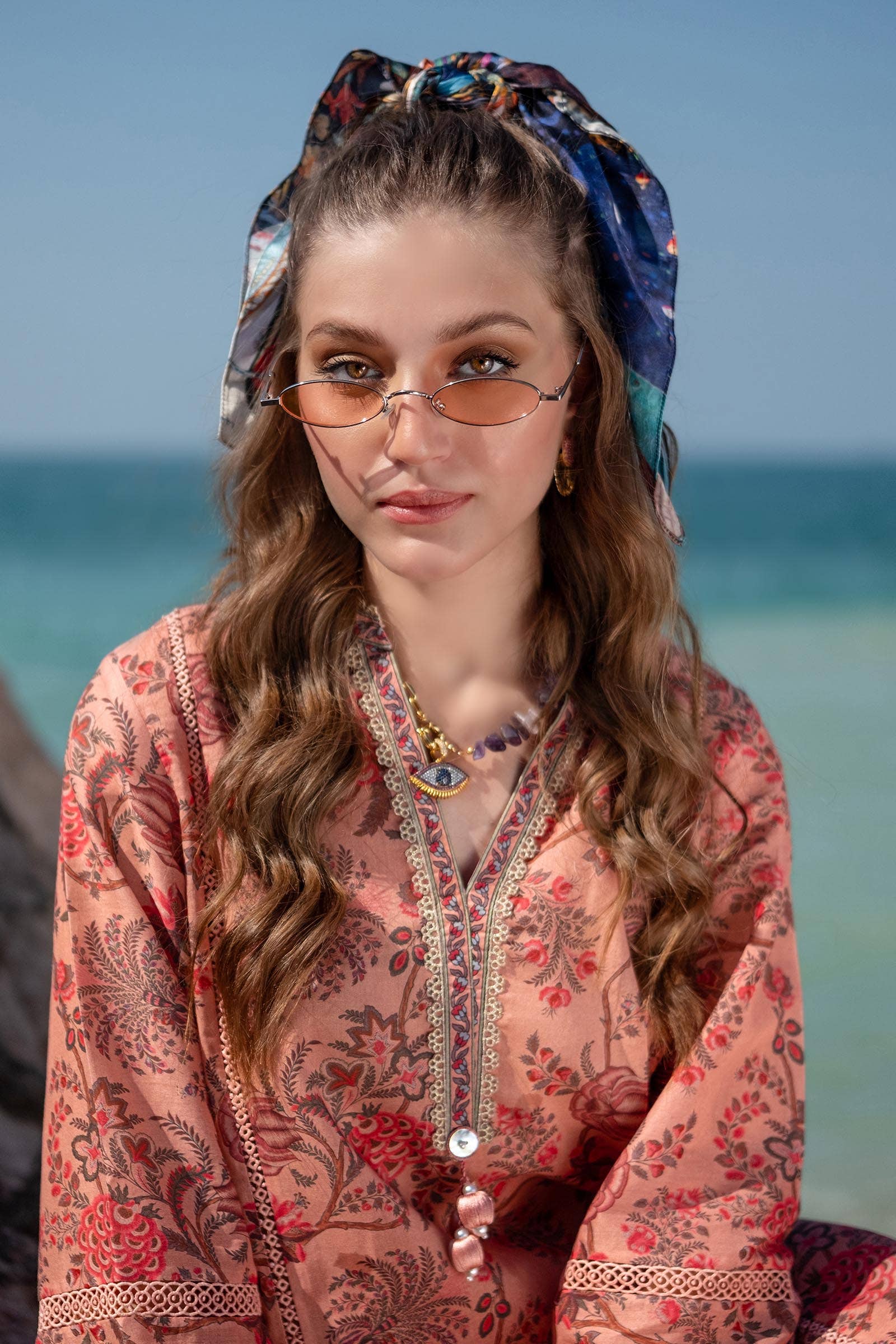 Sana Safinaz | Mahay Spring 24 | H241-016B-3CK - House Of Anaya