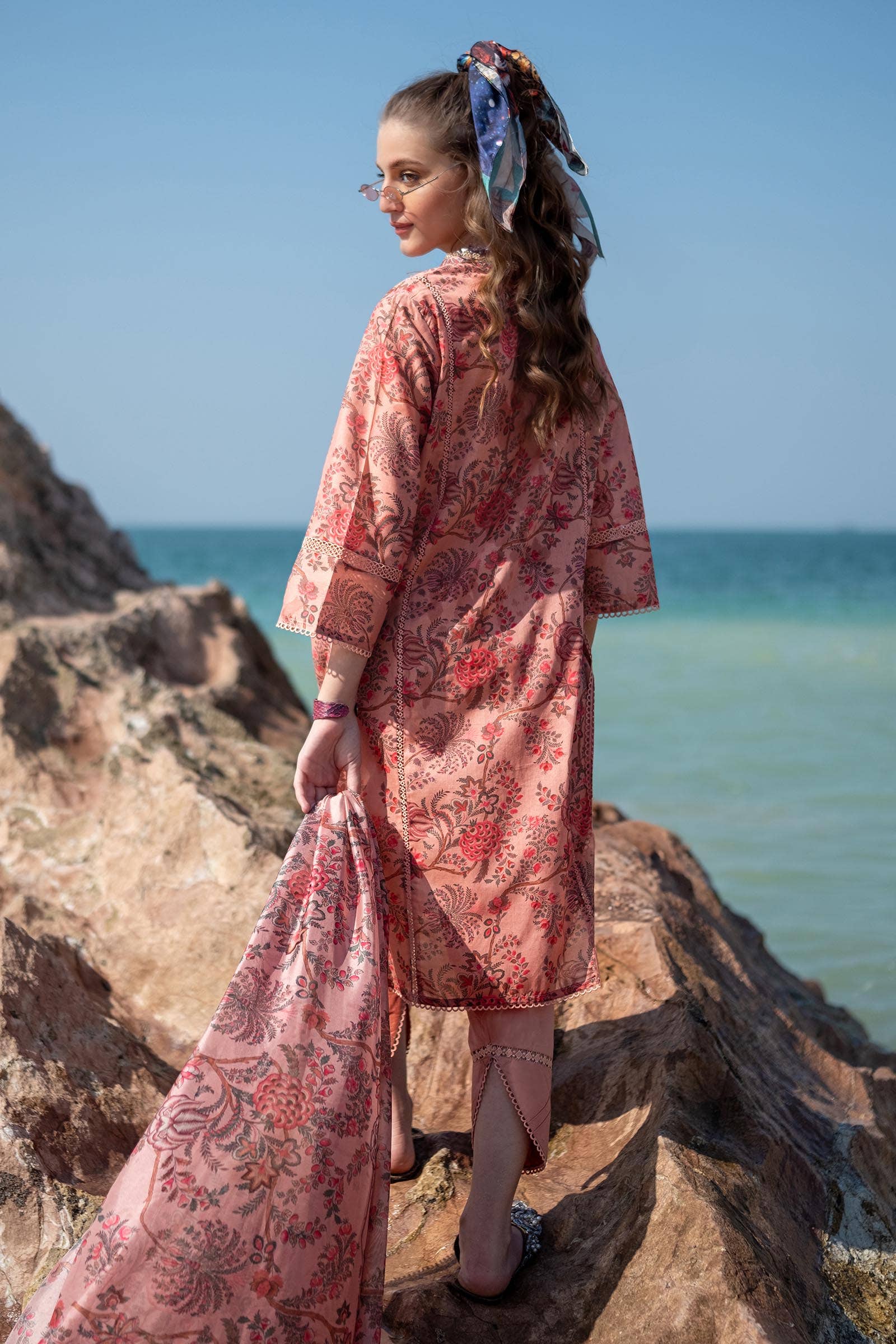 Sana Safinaz | Mahay Spring 24 | H241-016B-3CK - House Of Anaya