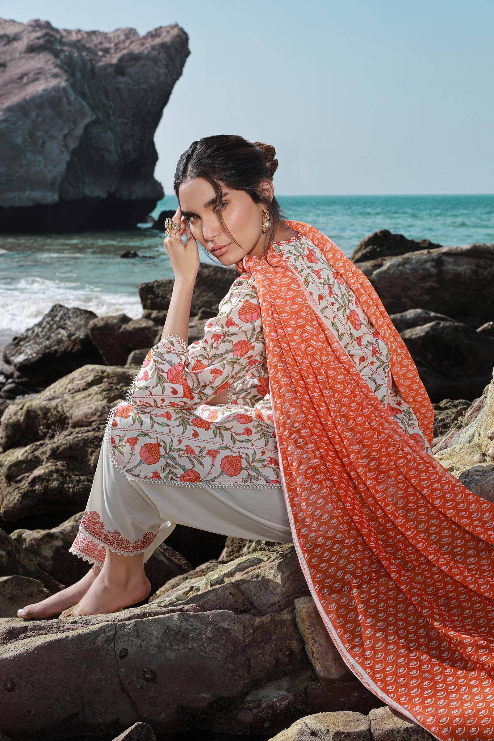 Sana Safinaz | Mahay Spring 24 | H241-002B-2BI - House Of Anaya