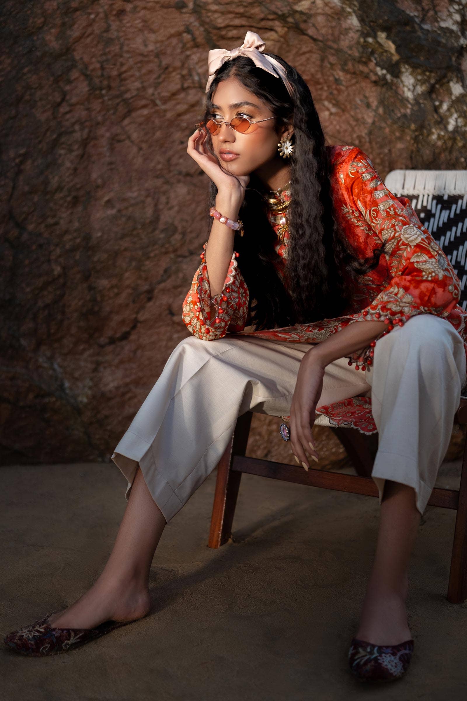 Sana Safinaz | Mahay Spring 24 | H241-018A-2BG - House Of Anaya