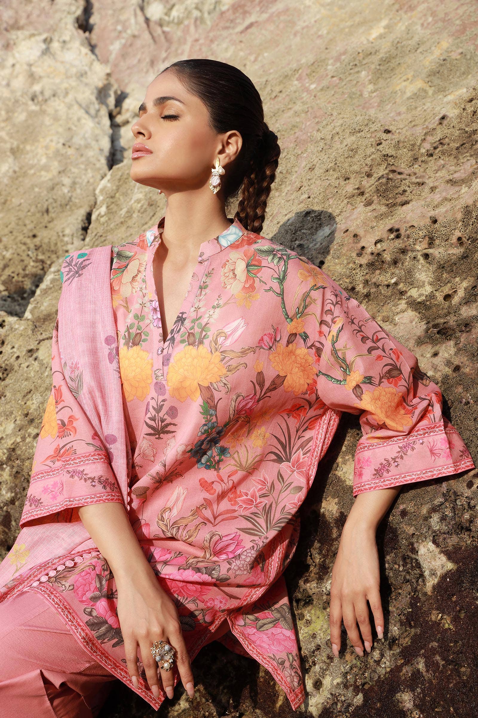 Sana Safinaz | Mahay Spring 24 | H241-019A-3CS - House Of Anaya
