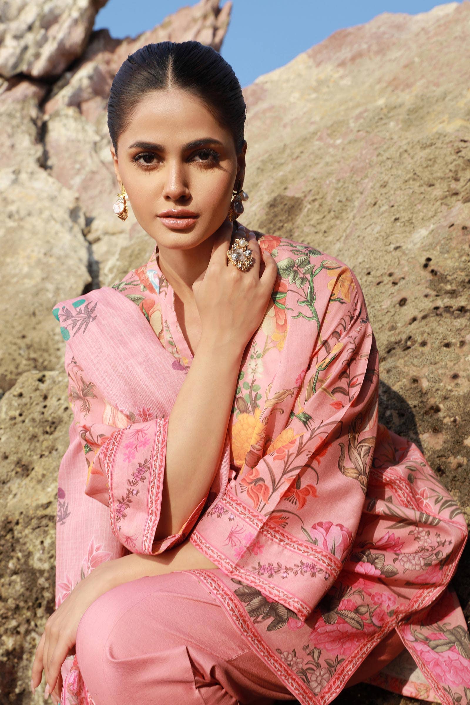 Sana Safinaz | Mahay Spring 24 | H241-019A-3CS - House Of Anaya
