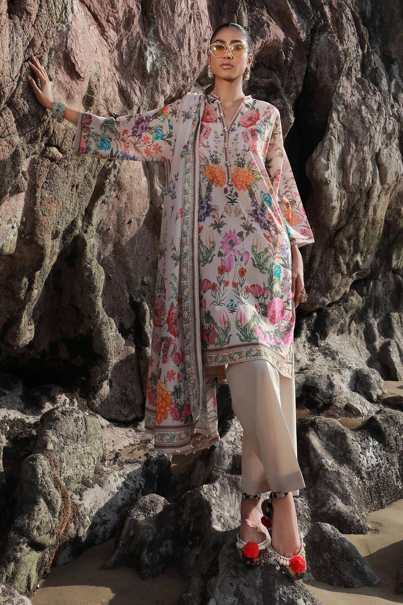 Sana Safinaz | Mahay Spring 24 | H241-019B-3CS - House Of Anaya