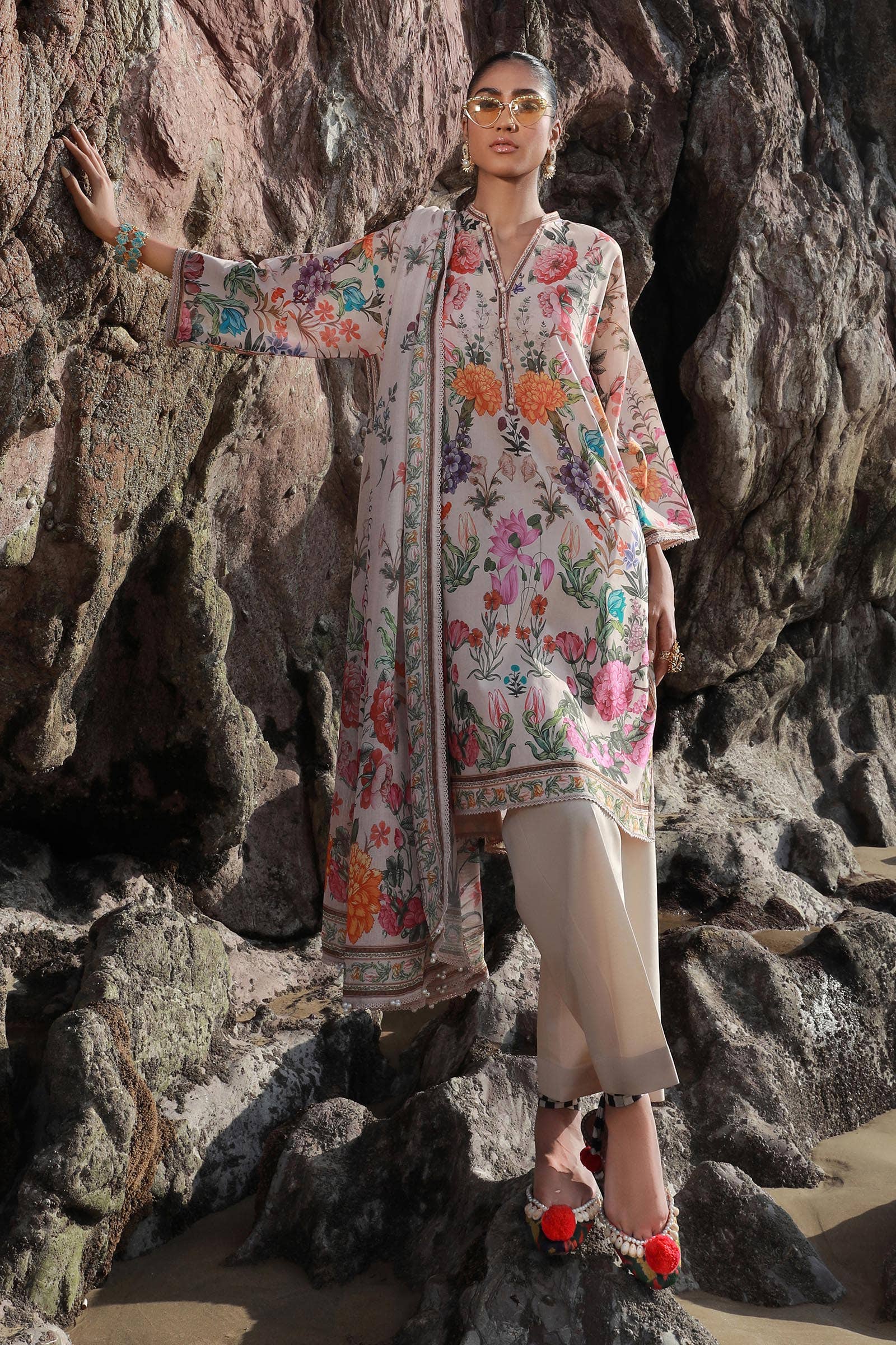 Sana Safinaz | Mahay Spring 24 | H241-019B-3CS - House Of Anaya