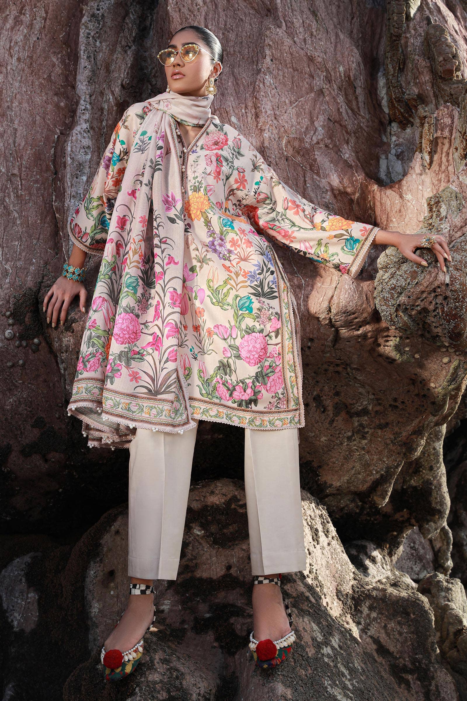 Sana Safinaz | Mahay Spring 24 | H241-019B-3CS - House Of Anaya