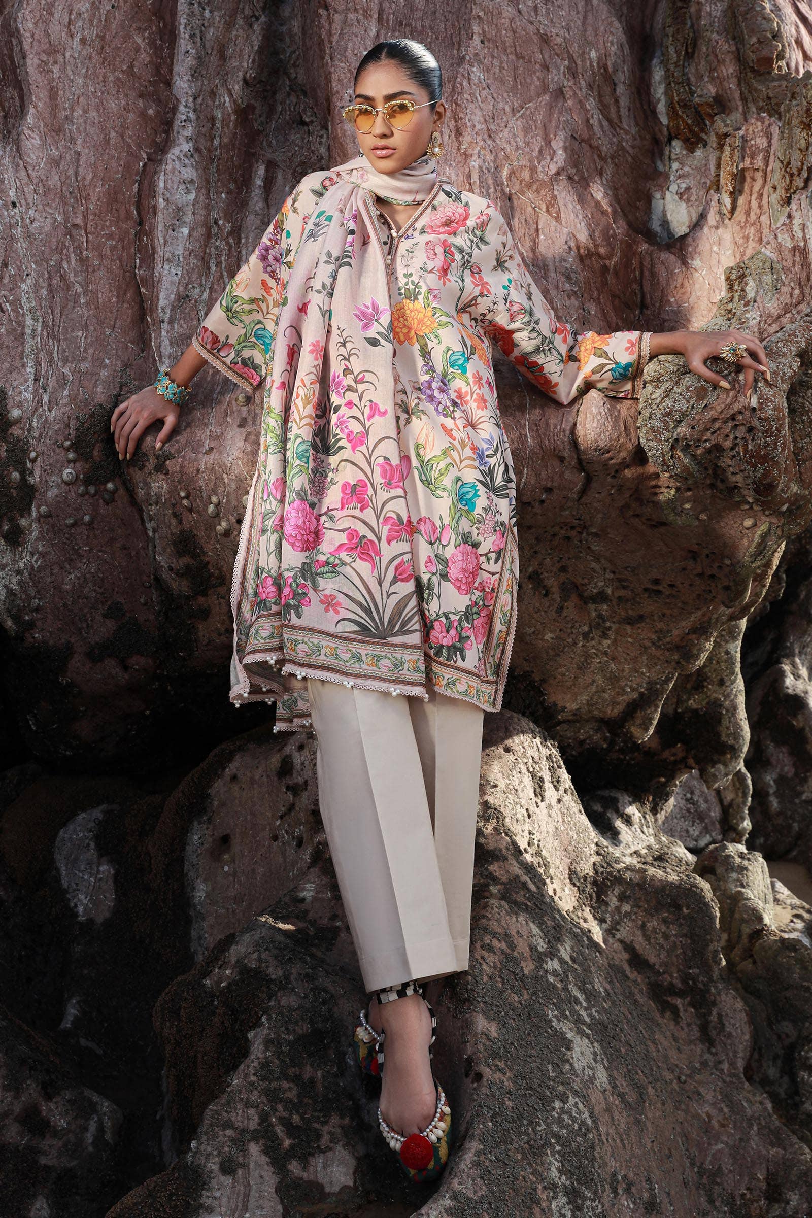 Sana Safinaz | Mahay Spring 24 | H241-019B-3CS - House Of Anaya
