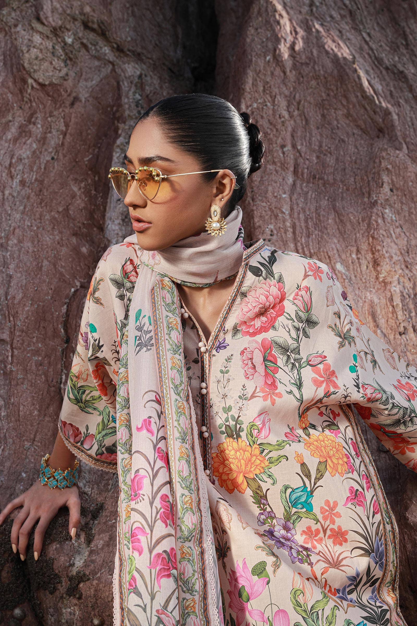 Sana Safinaz | Mahay Spring 24 | H241-019B-3CS - House Of Anaya