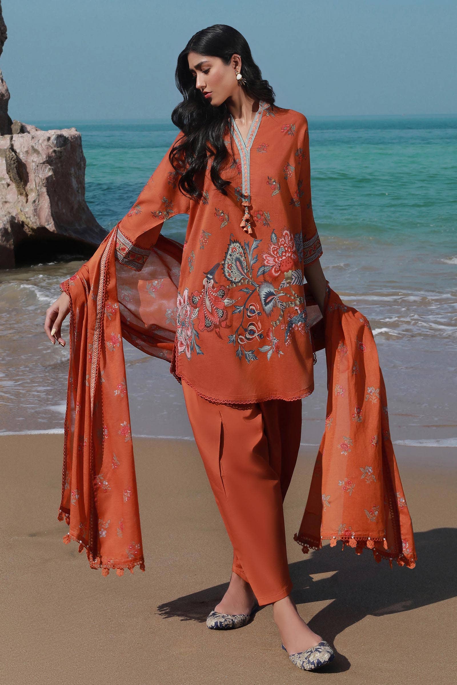 Sana Safinaz | Mahay Spring 24 | H241-020A-3CG - House Of Anaya