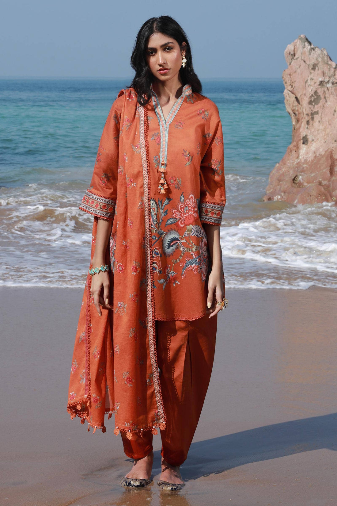 Sana Safinaz | Mahay Spring 24 | H241-020A-3CG - House Of Anaya