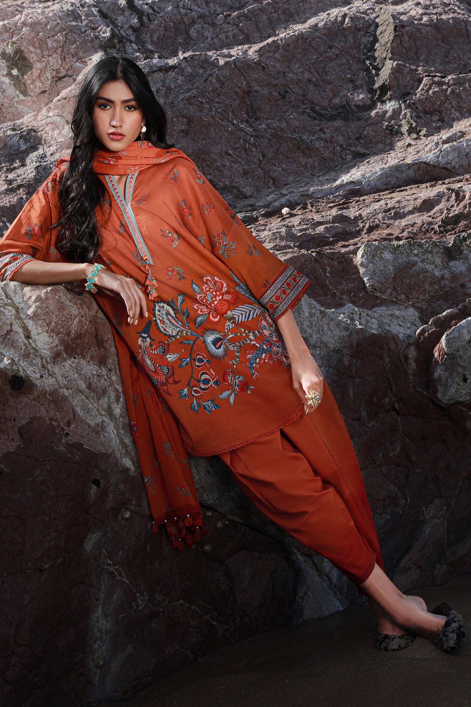 Sana Safinaz | Mahay Spring 24 | H241-020A-3CG - House Of Anaya