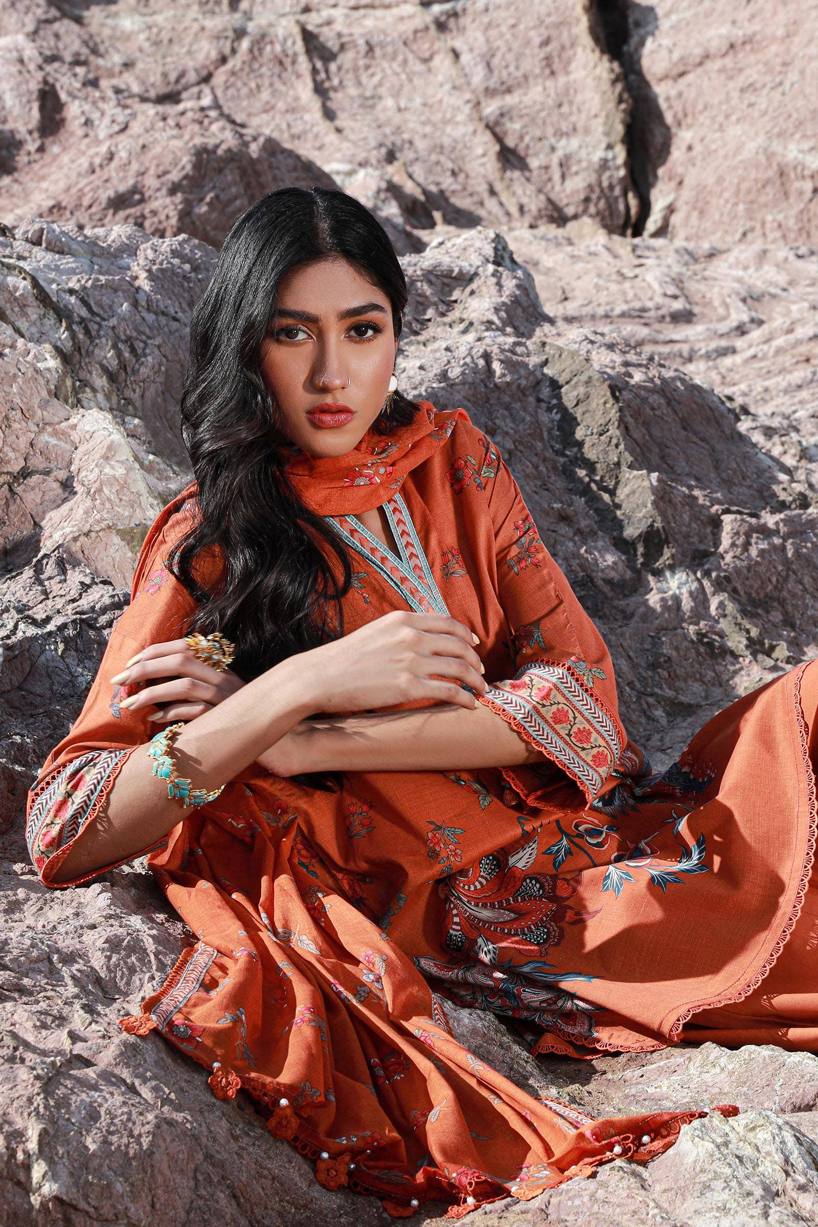 Sana Safinaz | Mahay Spring 24 | H241-020A-3CG - House Of Anaya