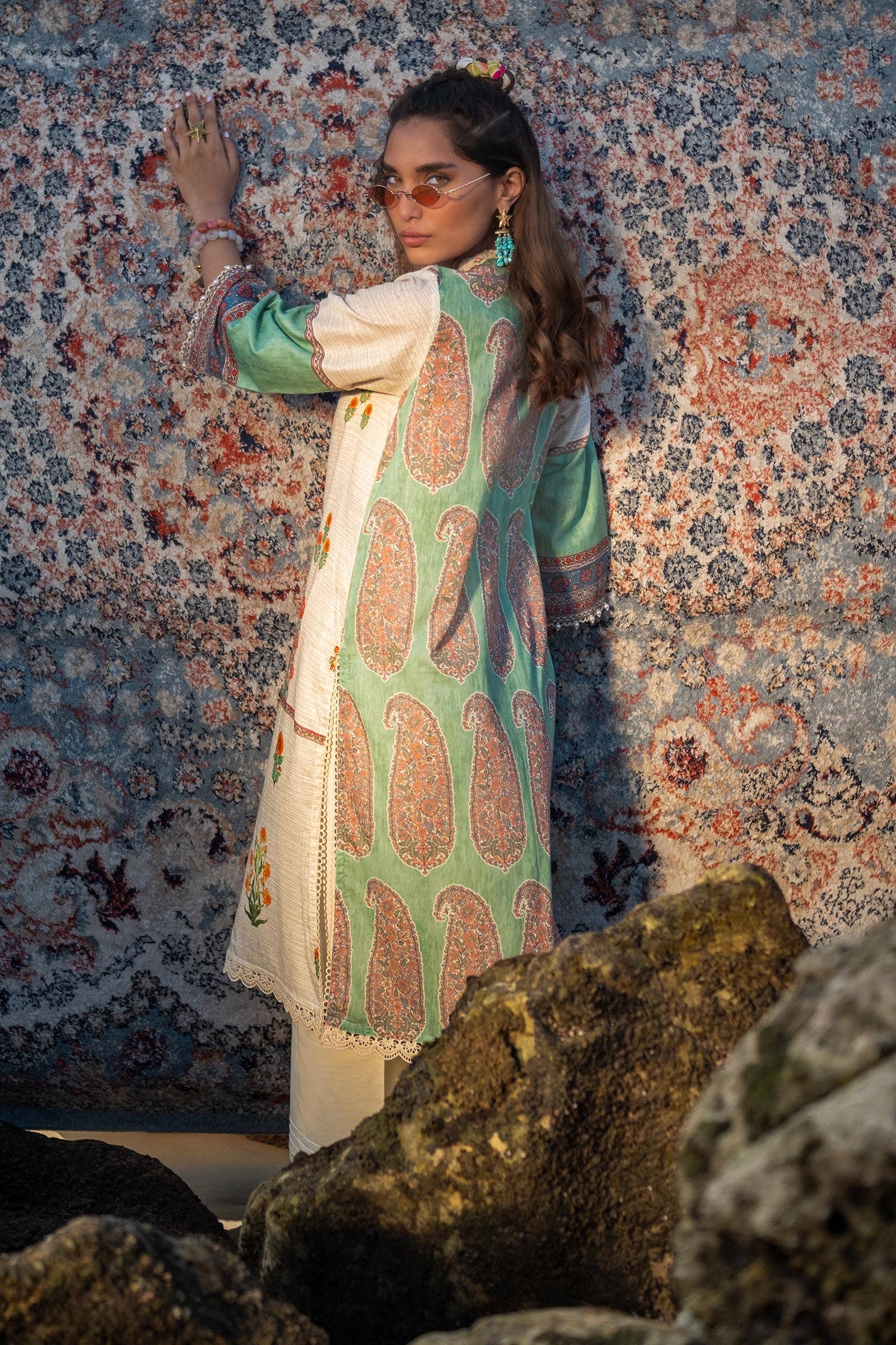 Sana Safinaz | Mahay Spring 24 | H241-022A-2BS - House Of Anaya