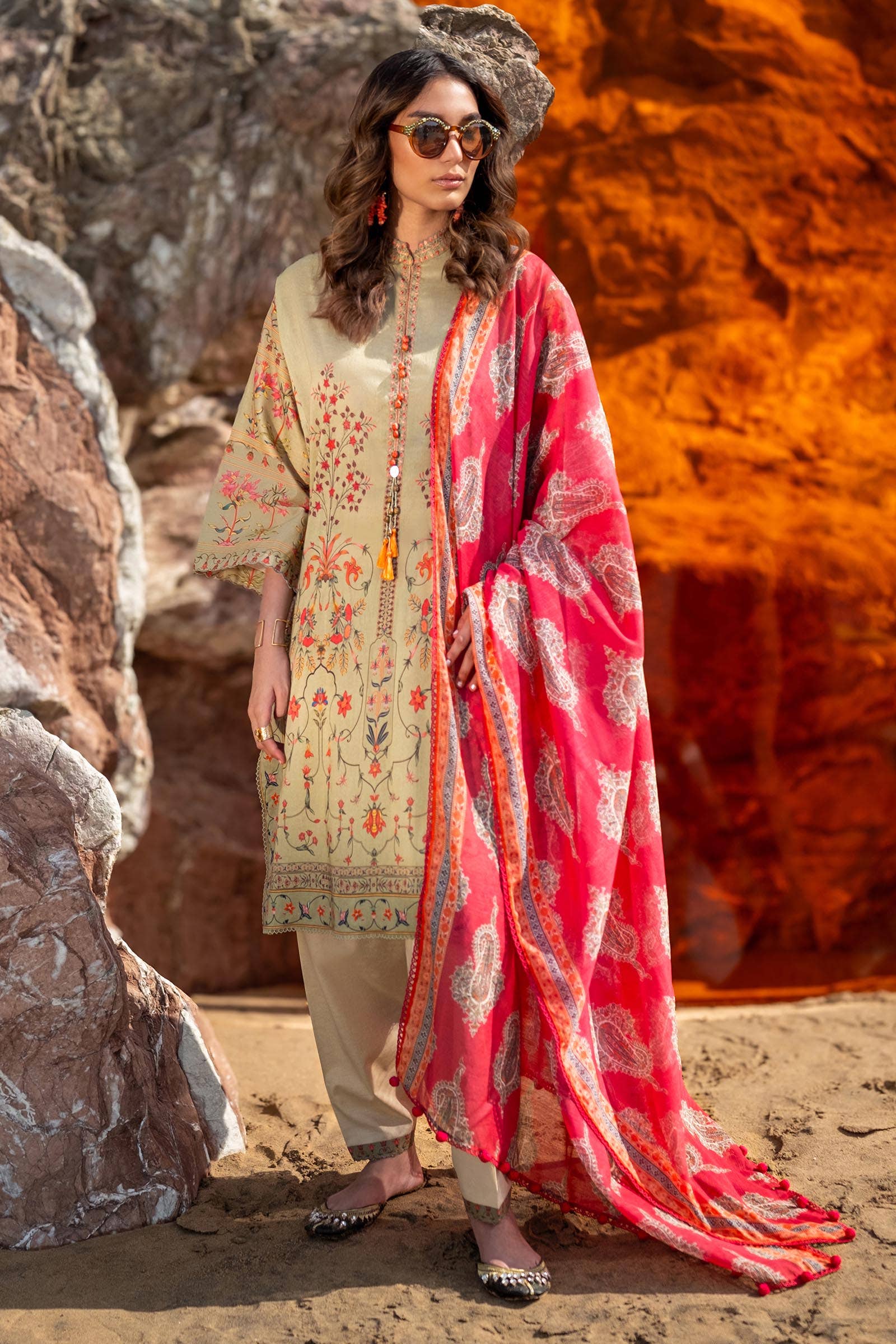 Sana Safinaz | Mahay Spring 24 | H241-023B-2DD - House Of Anaya