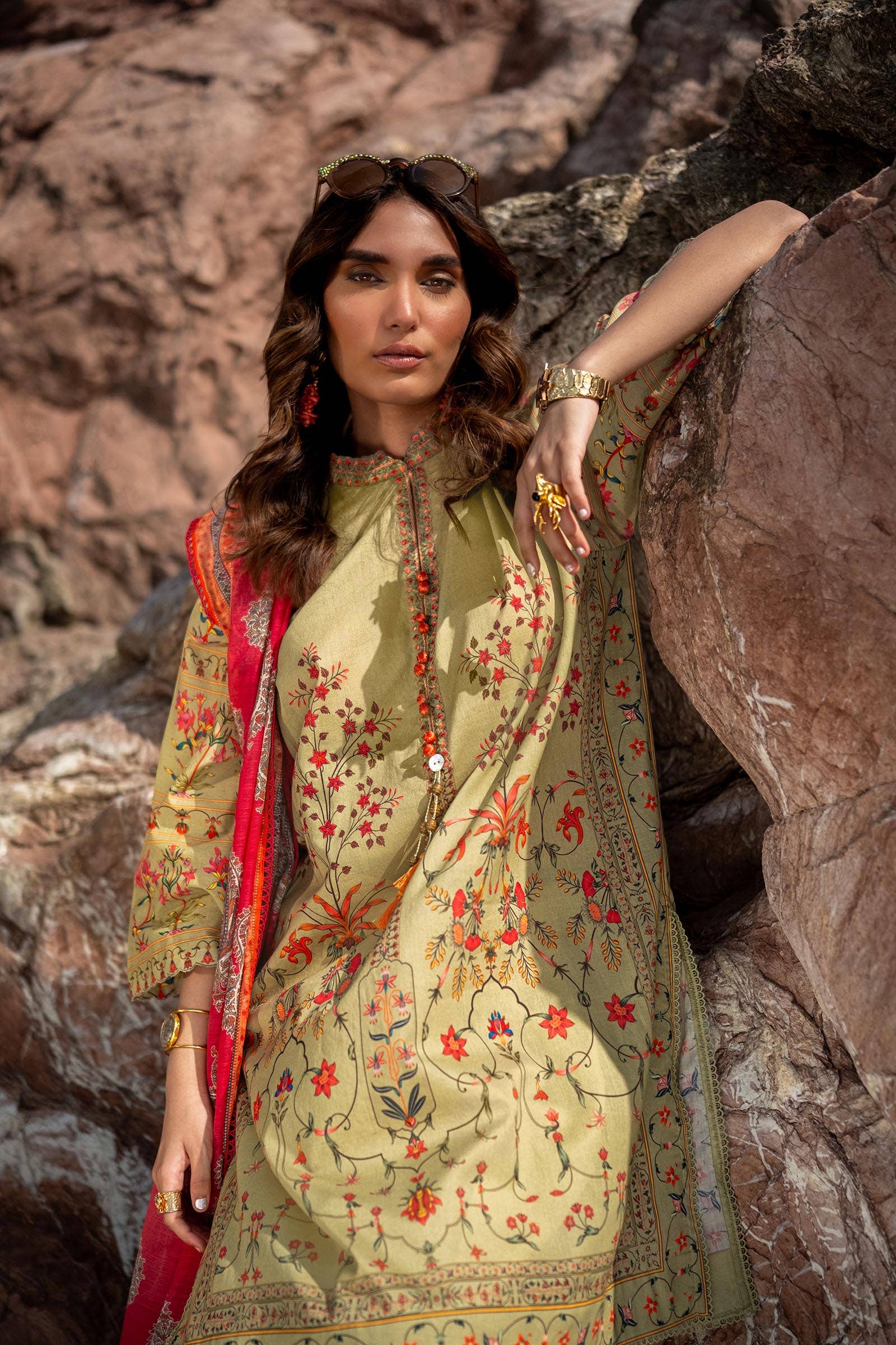 Sana Safinaz | Mahay Spring 24 | H241-023B-2DD - House Of Anaya