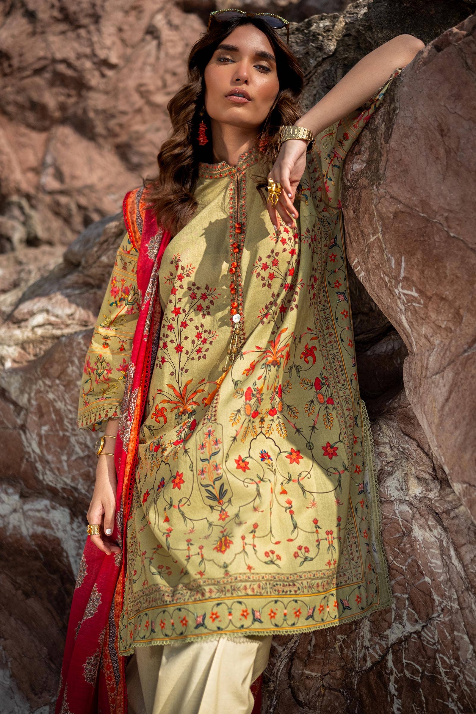 Sana Safinaz | Mahay Spring 24 | H241-023B-2DD - House Of Anaya