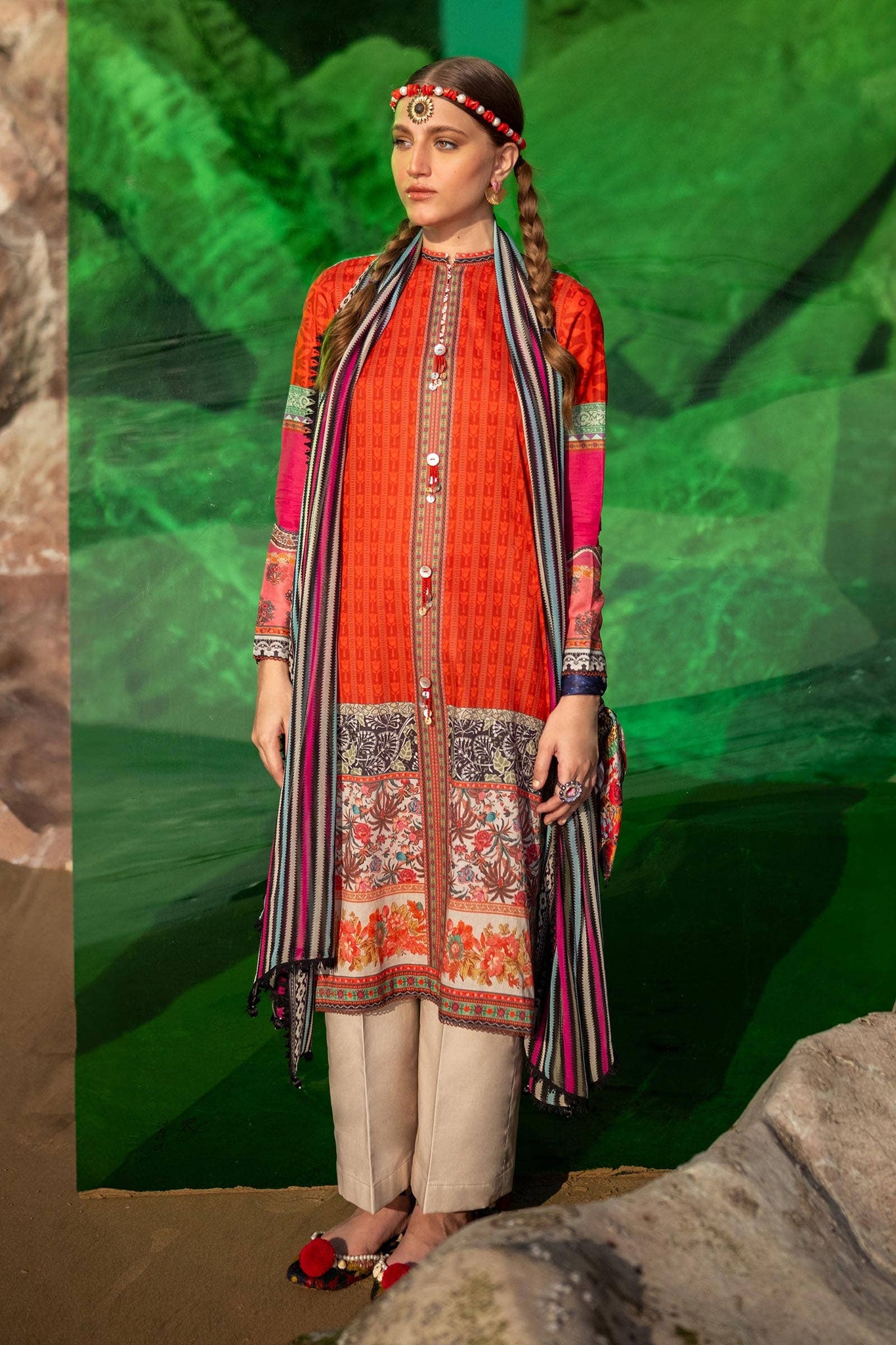 Sana Safinaz | Mahay Spring 24 | H241-024B-2I - House Of Anaya