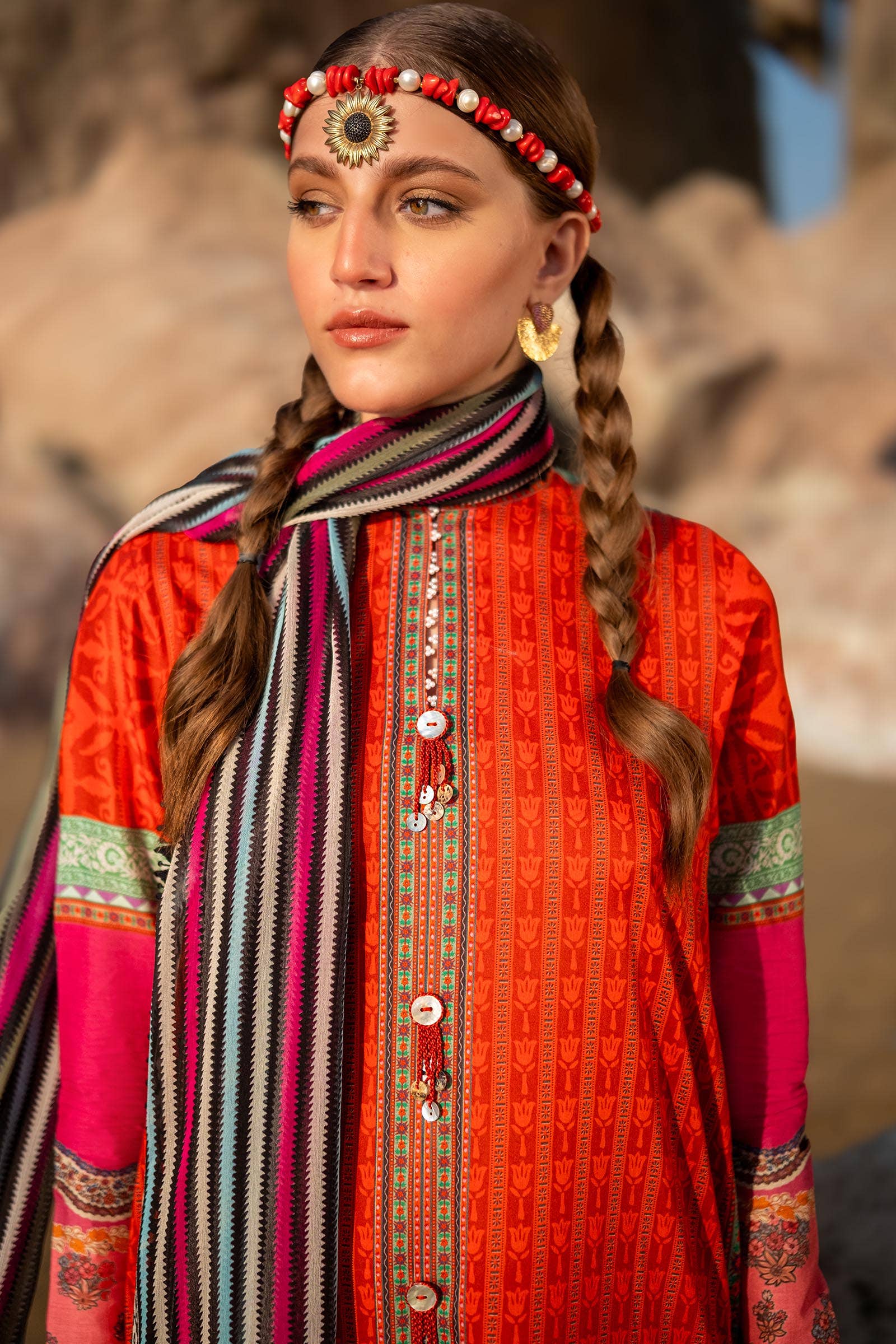 Sana Safinaz | Mahay Spring 24 | H241-024B-2I - House Of Anaya