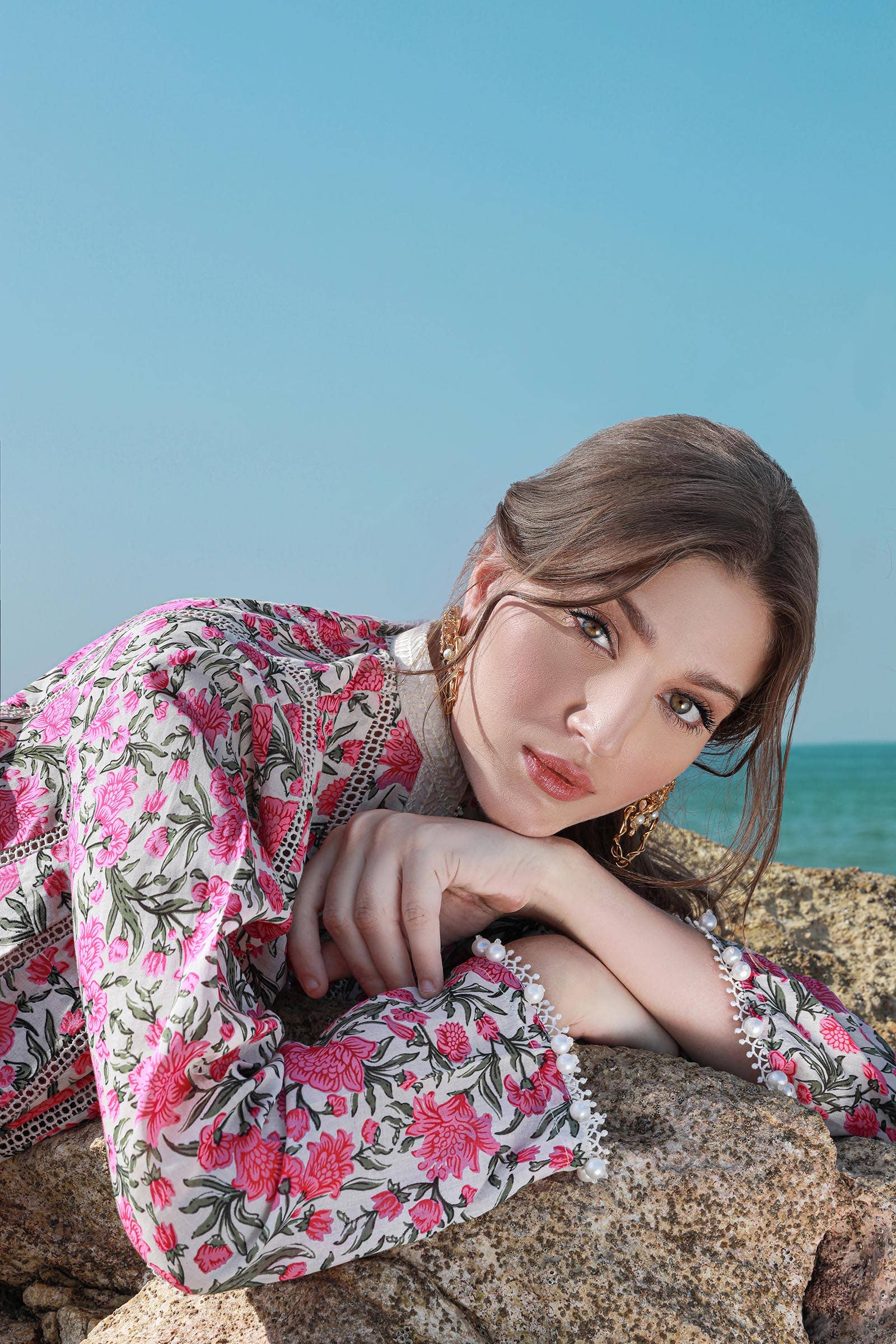 Sana Safinaz | Mahay Spring 24 | H241-004A-3CG - House Of Anaya