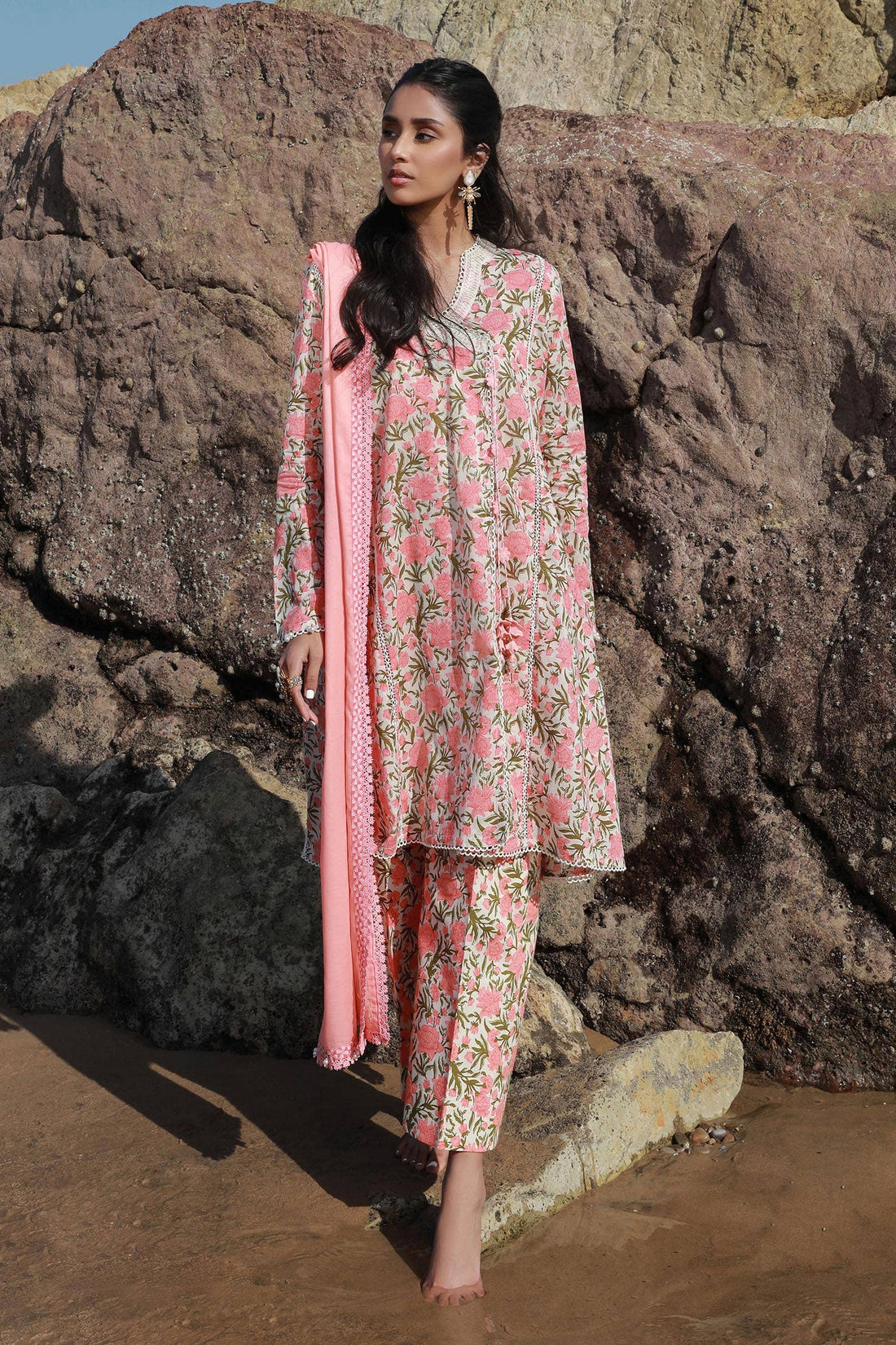Sana Safinaz | Mahay Spring 24 | H241-004B-3CG - House Of Anaya