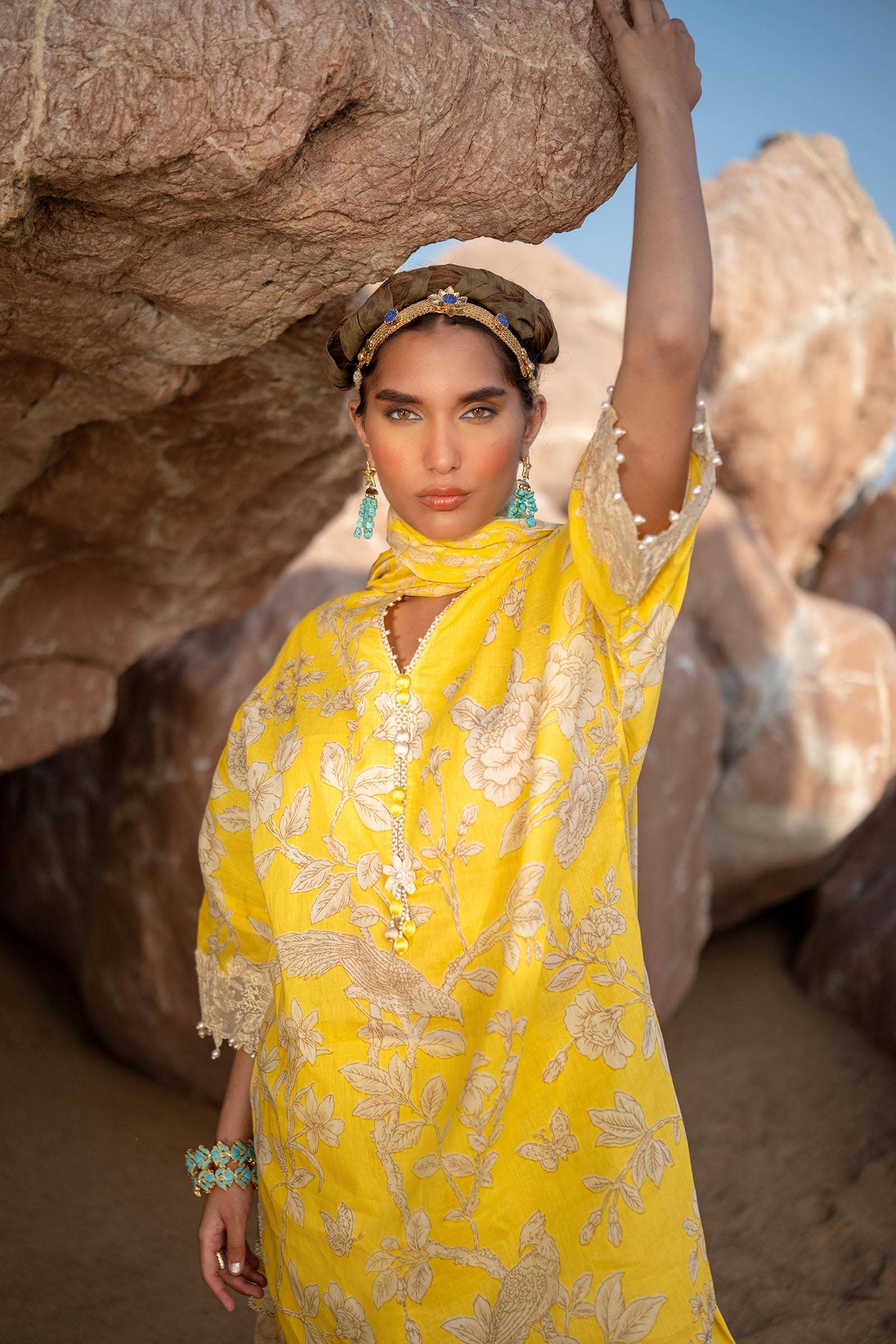 Sana Safinaz | Mahay Spring 24 | H241-001A-3CI - House Of Anaya