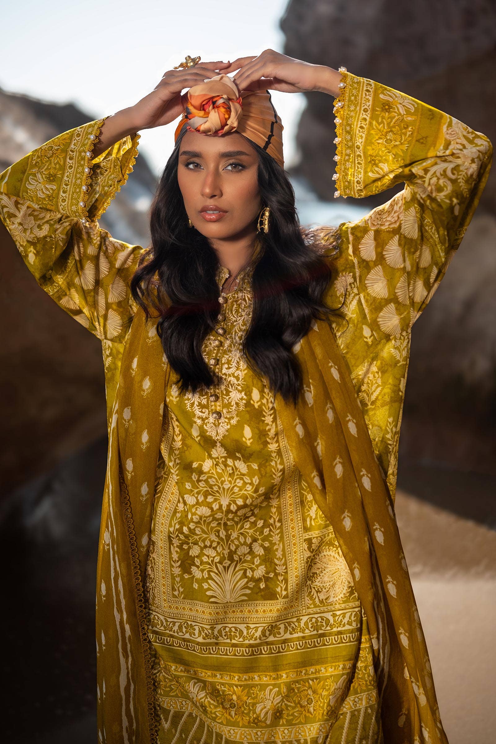 Sana Safinaz | Mahay Spring 24 | H241-005B-3CI - House Of Anaya