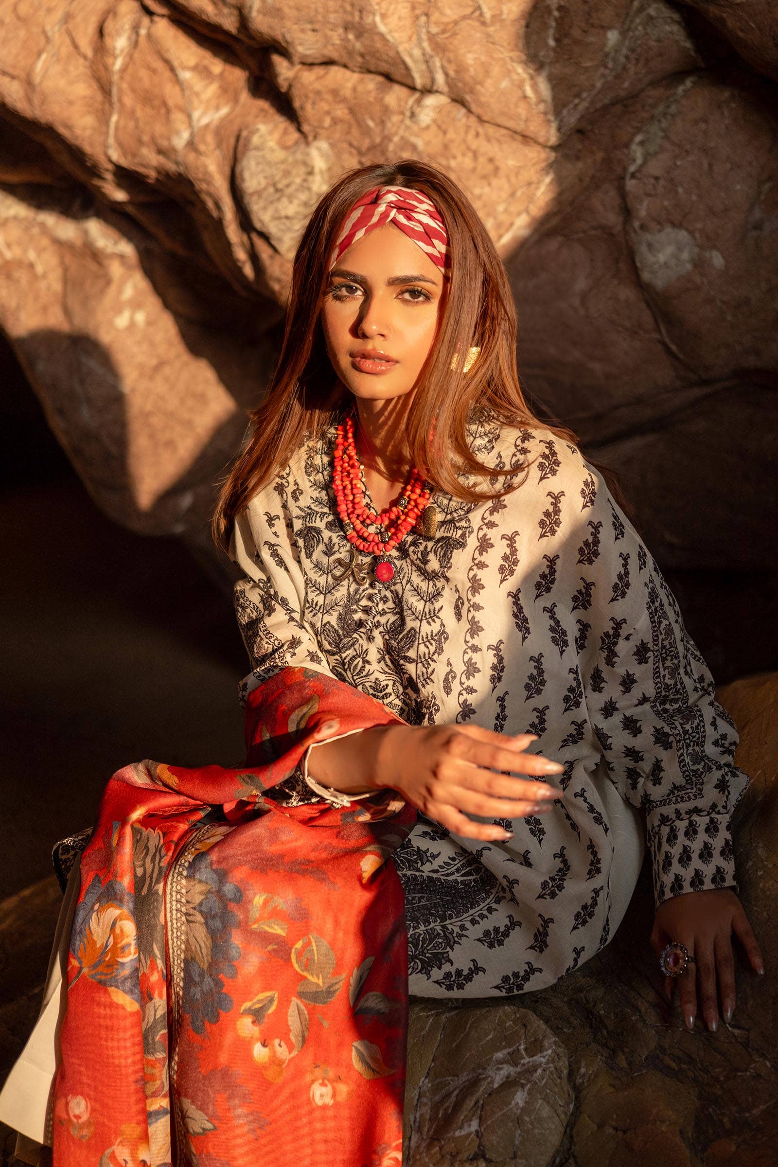 Sana Safinaz | Mahay Spring 24 | H241-006A-2BS - House Of Anaya