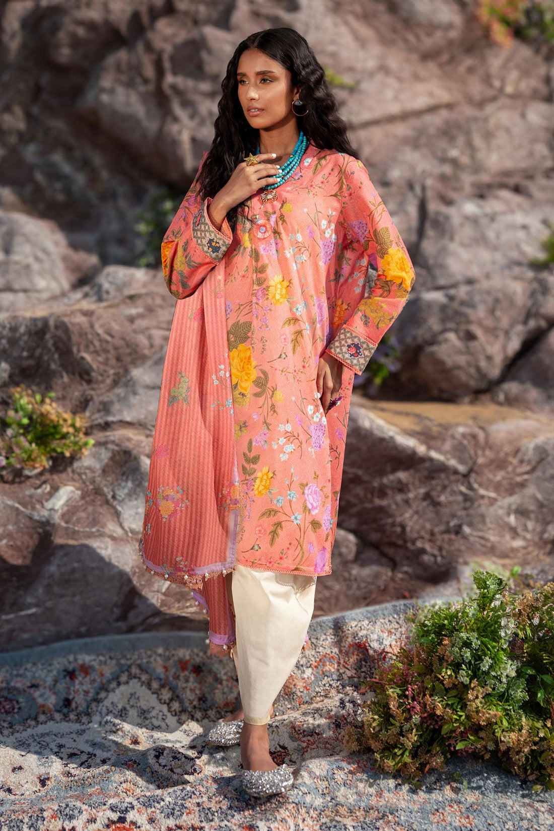 Sana Safinaz | Mahay Spring 24 | H241-007A-2S - House Of Anaya