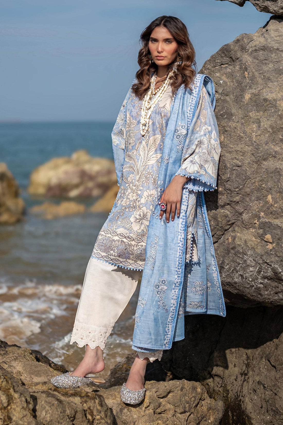 Sana Safinaz | Mahay Spring 24 | H241-009A-2DD - House Of Anaya