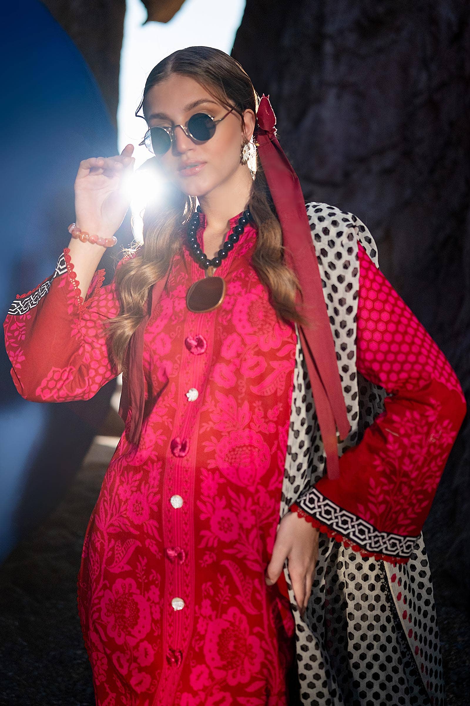 Sana Safinaz | Mahay Spring 24 | H241-010A-3CI - House Of Anaya