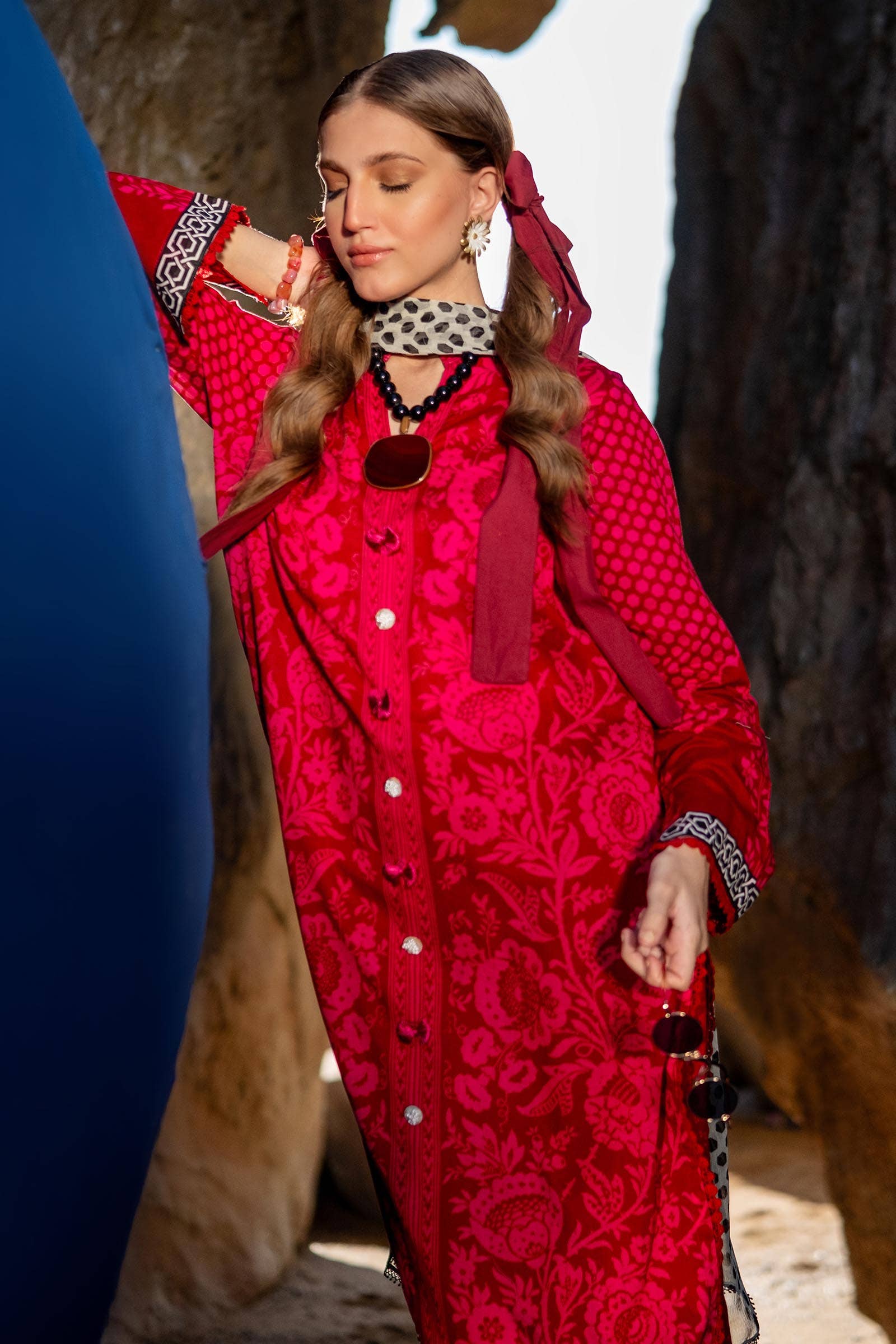 Sana Safinaz | Mahay Spring 24 | H241-010A-3CI - House Of Anaya