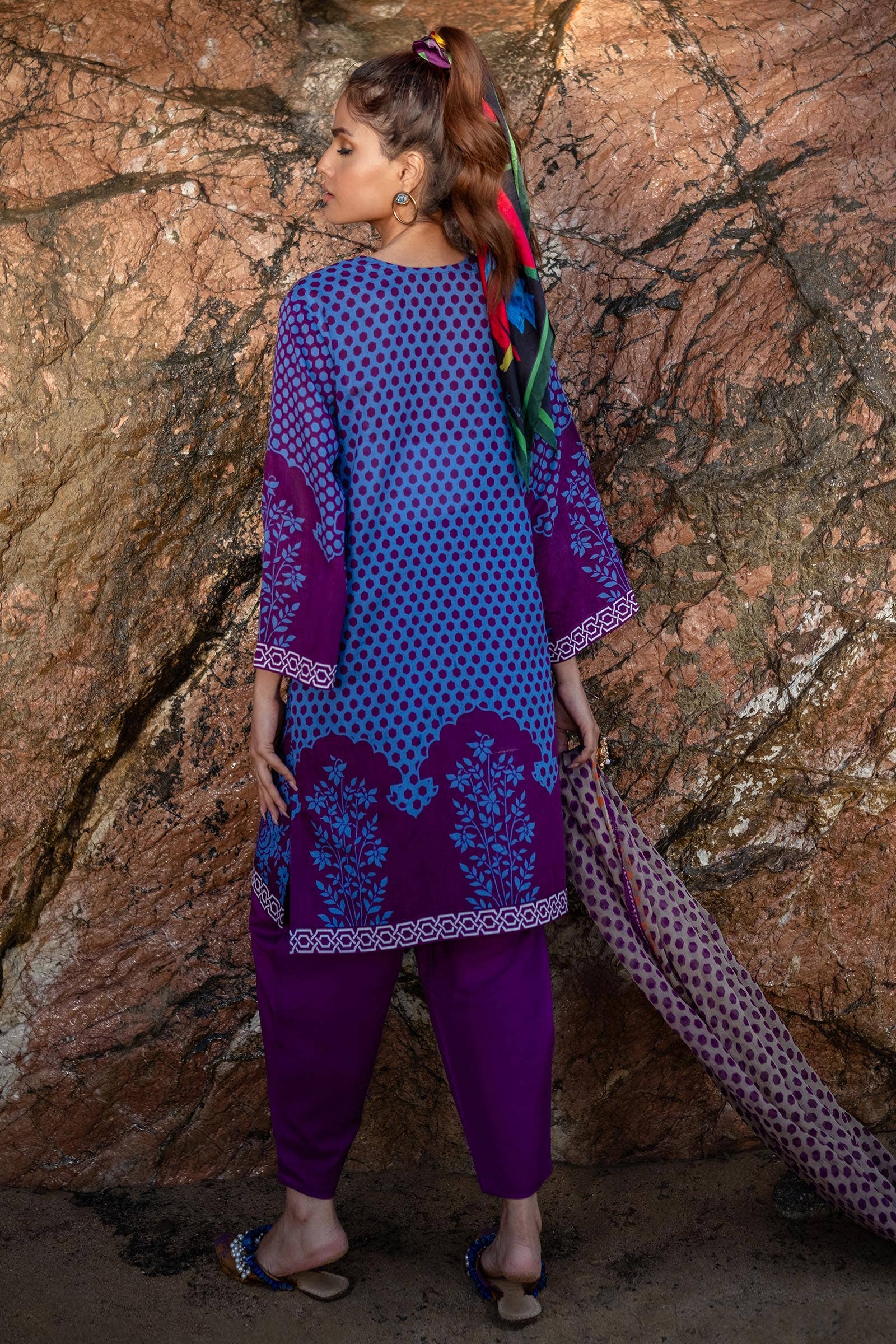 Sana Safinaz | Mahay Spring 24 | H241-010B-3CI - House Of Anaya