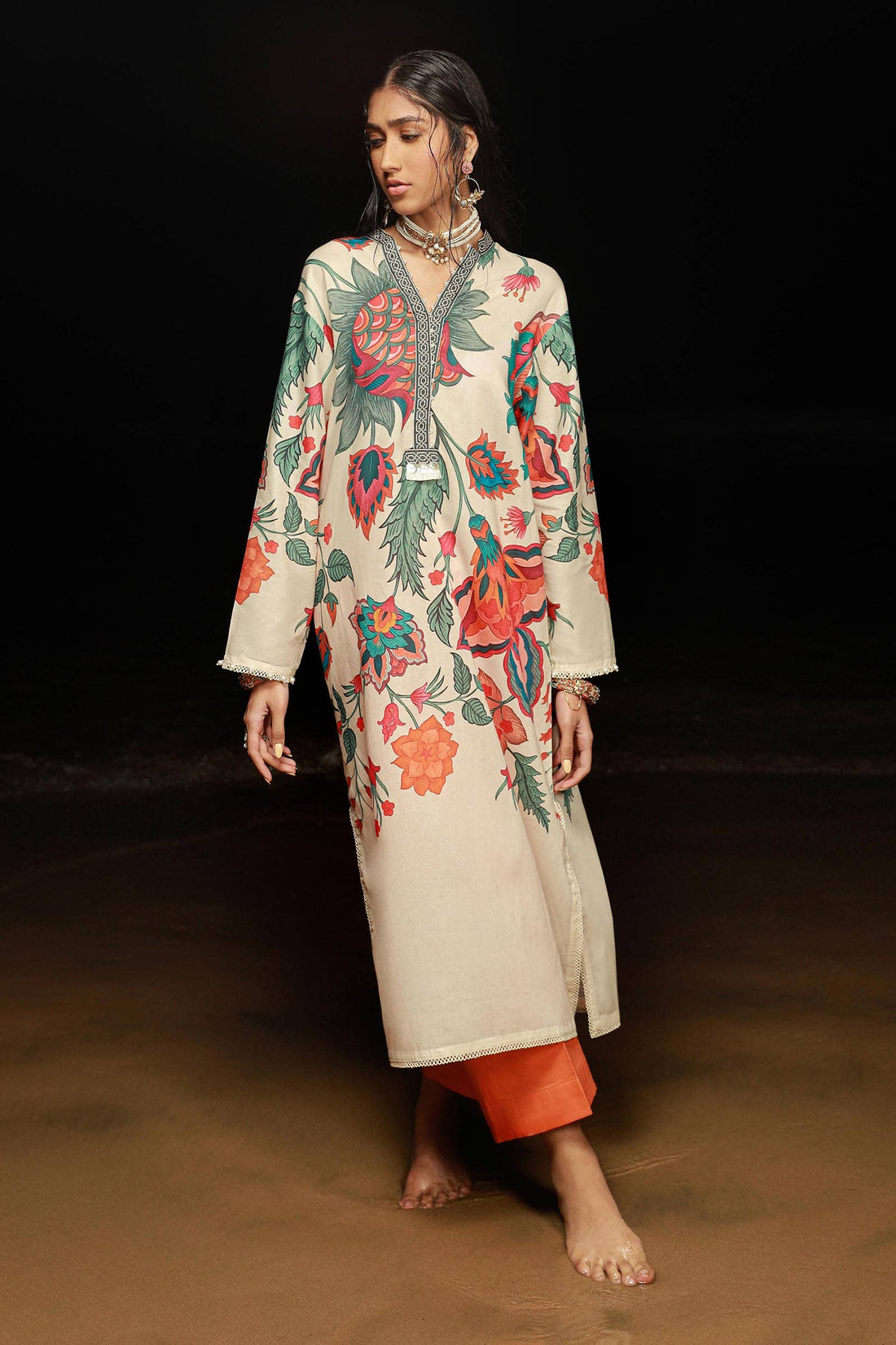Sana Safinaz | Mahay Spring 24 | H241-011B-2C - House Of Anaya