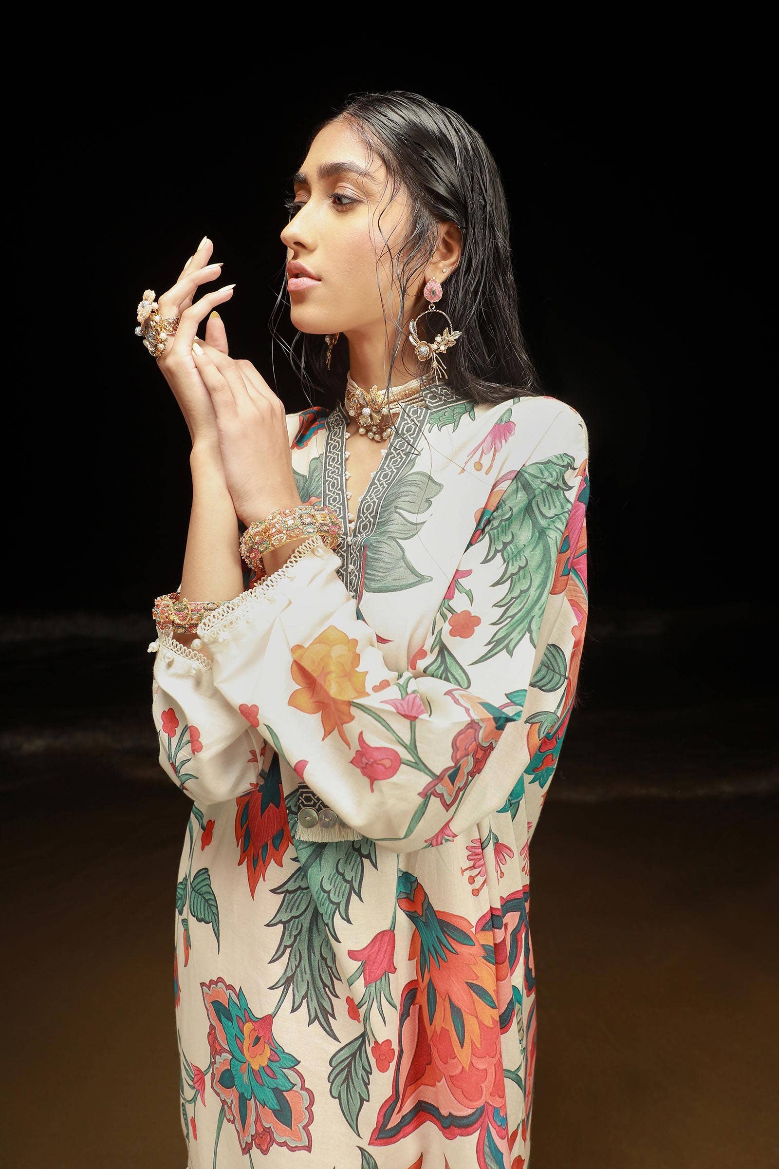 Sana Safinaz | Mahay Spring 24 | H241-011B-2C - House Of Anaya