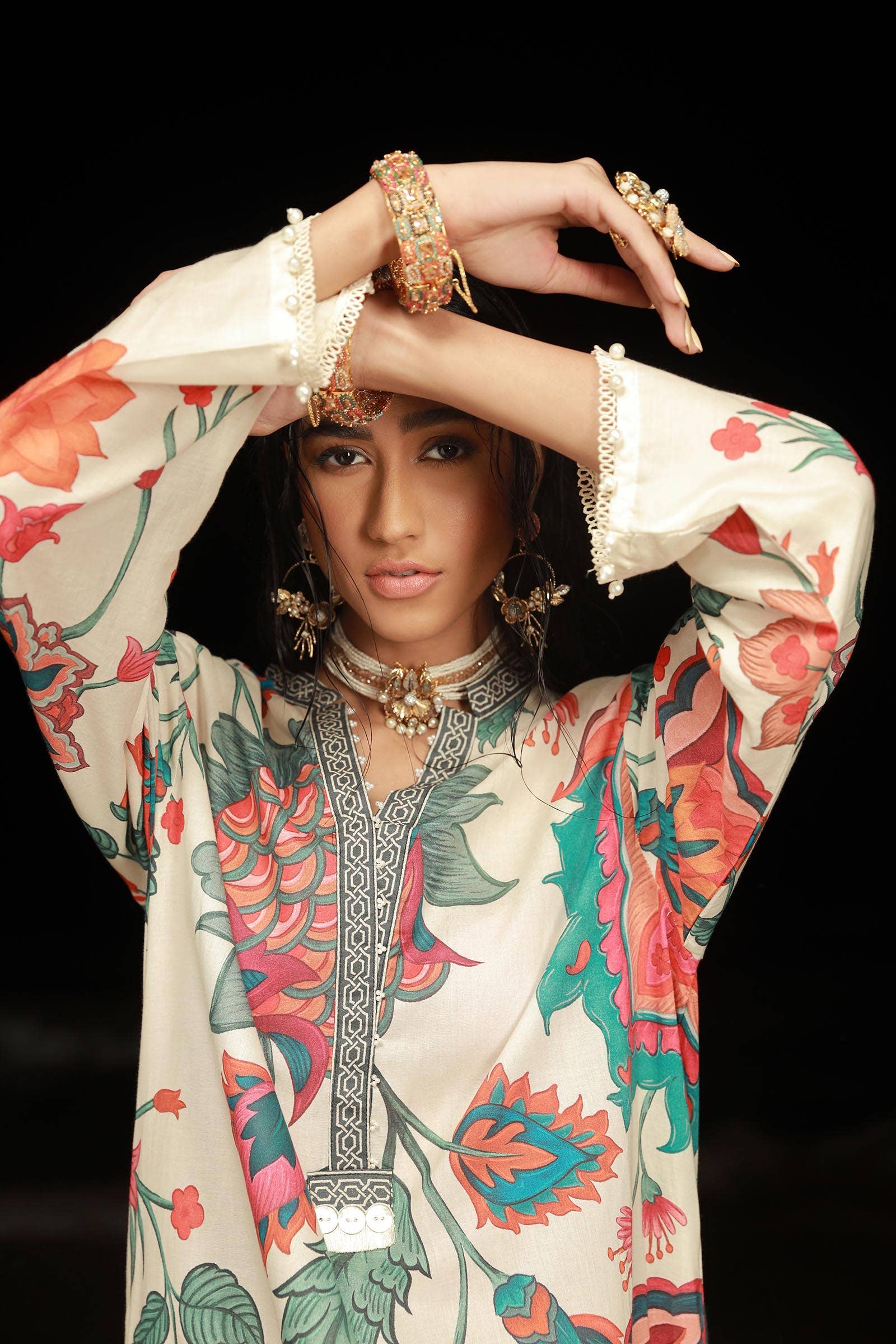 Sana Safinaz | Mahay Spring 24 | H241-011B-2C - House Of Anaya