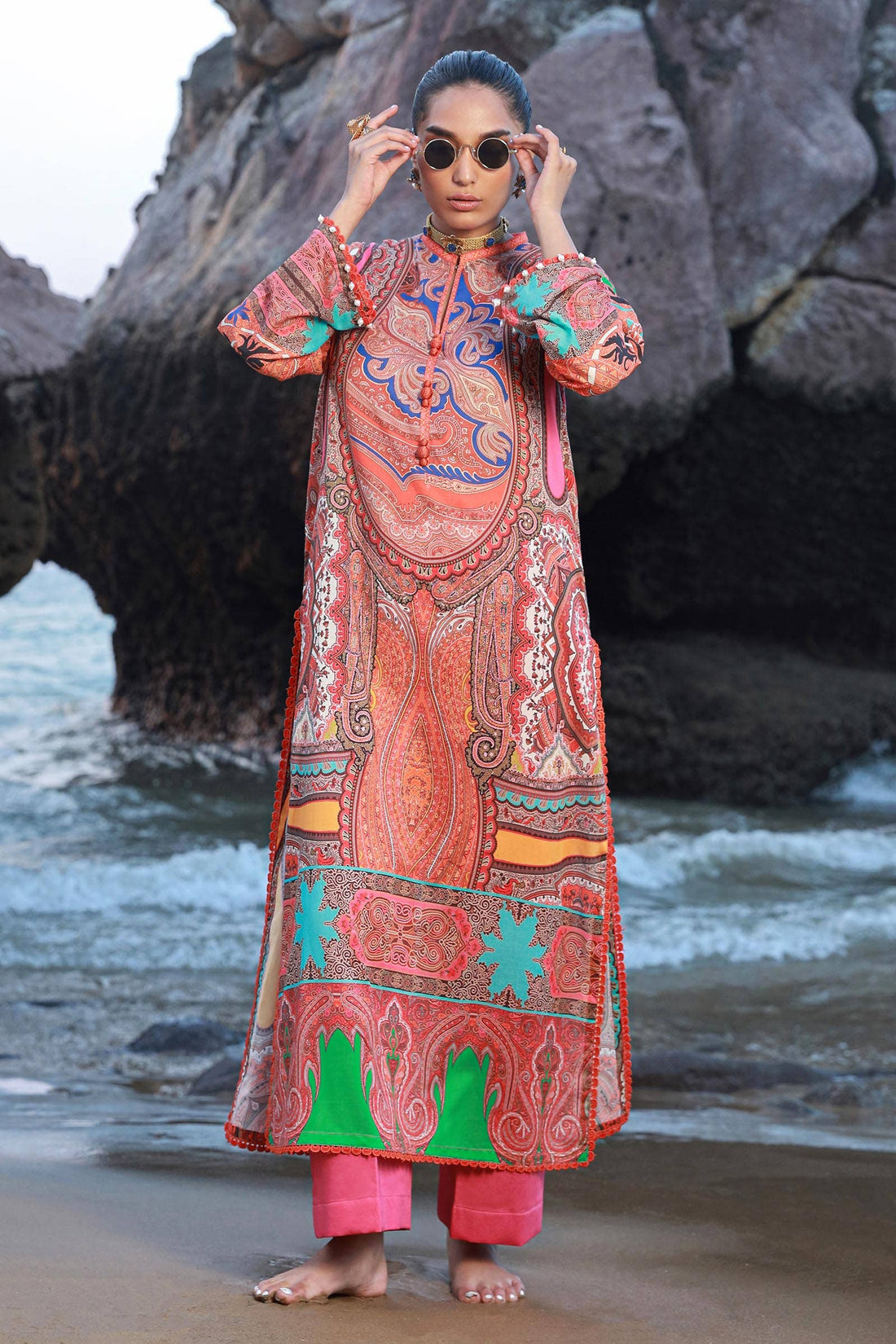 Sana Safinaz | Mahay Spring 24 | H241-012A-2C - House Of Anaya