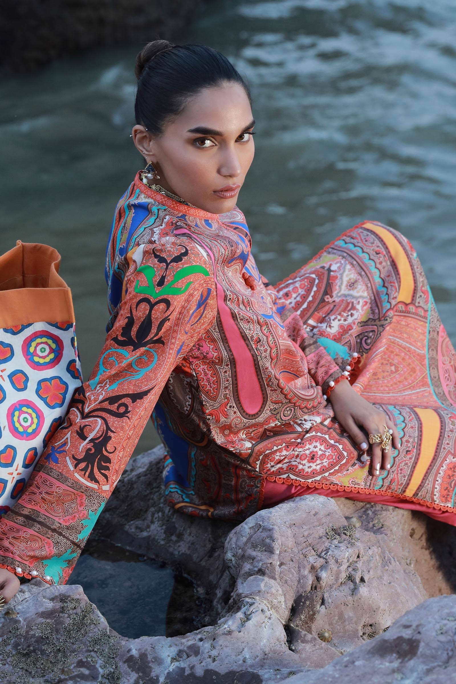 Sana Safinaz | Mahay Spring 24 | H241-012A-2C - House Of Anaya