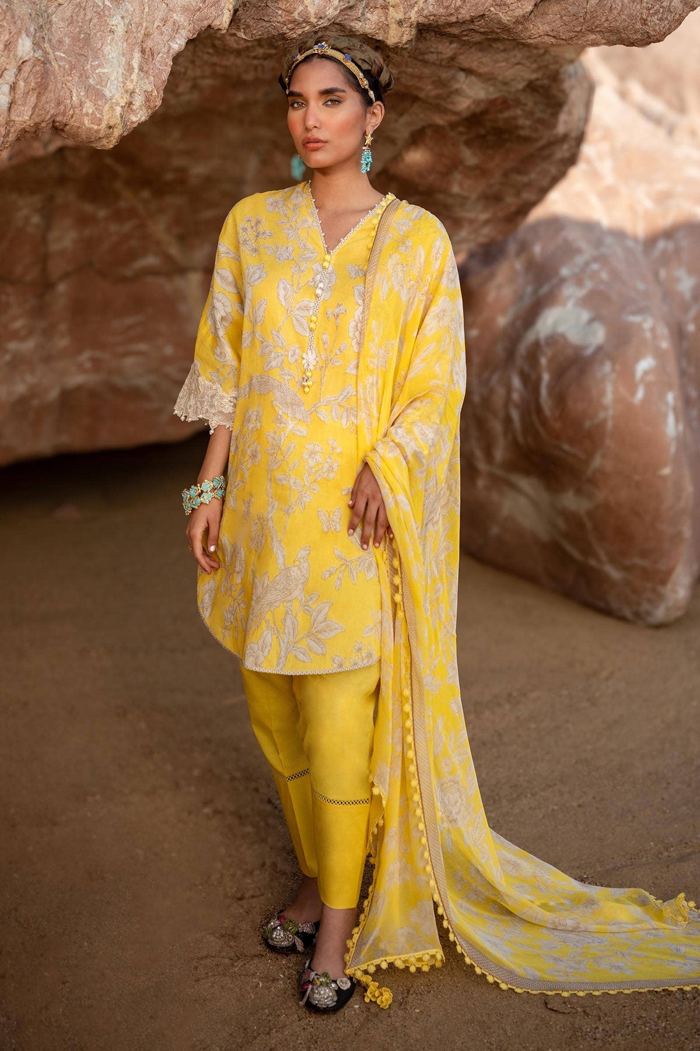 Sana Safinaz | Mahay Spring 24 | H241-001A-3CI - House Of Anaya