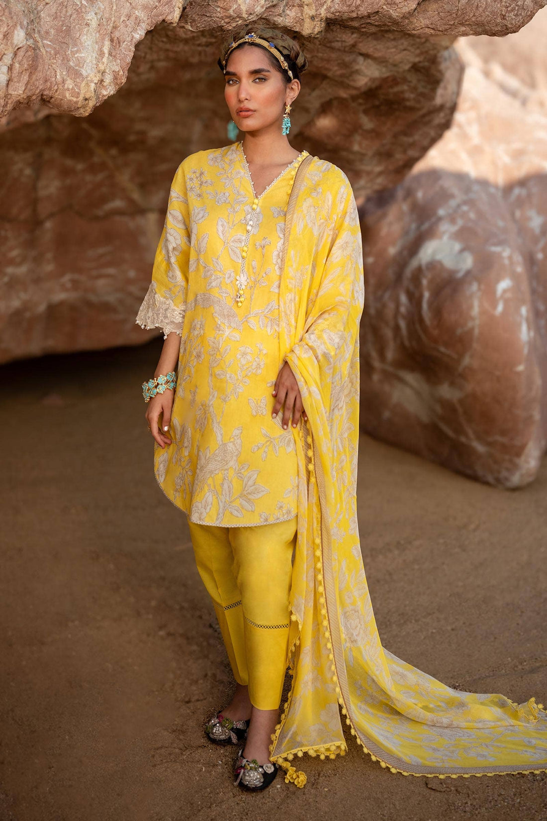 Sana Safinaz | Mahay Spring 24 | H241-001A-3CI - House Of Anaya