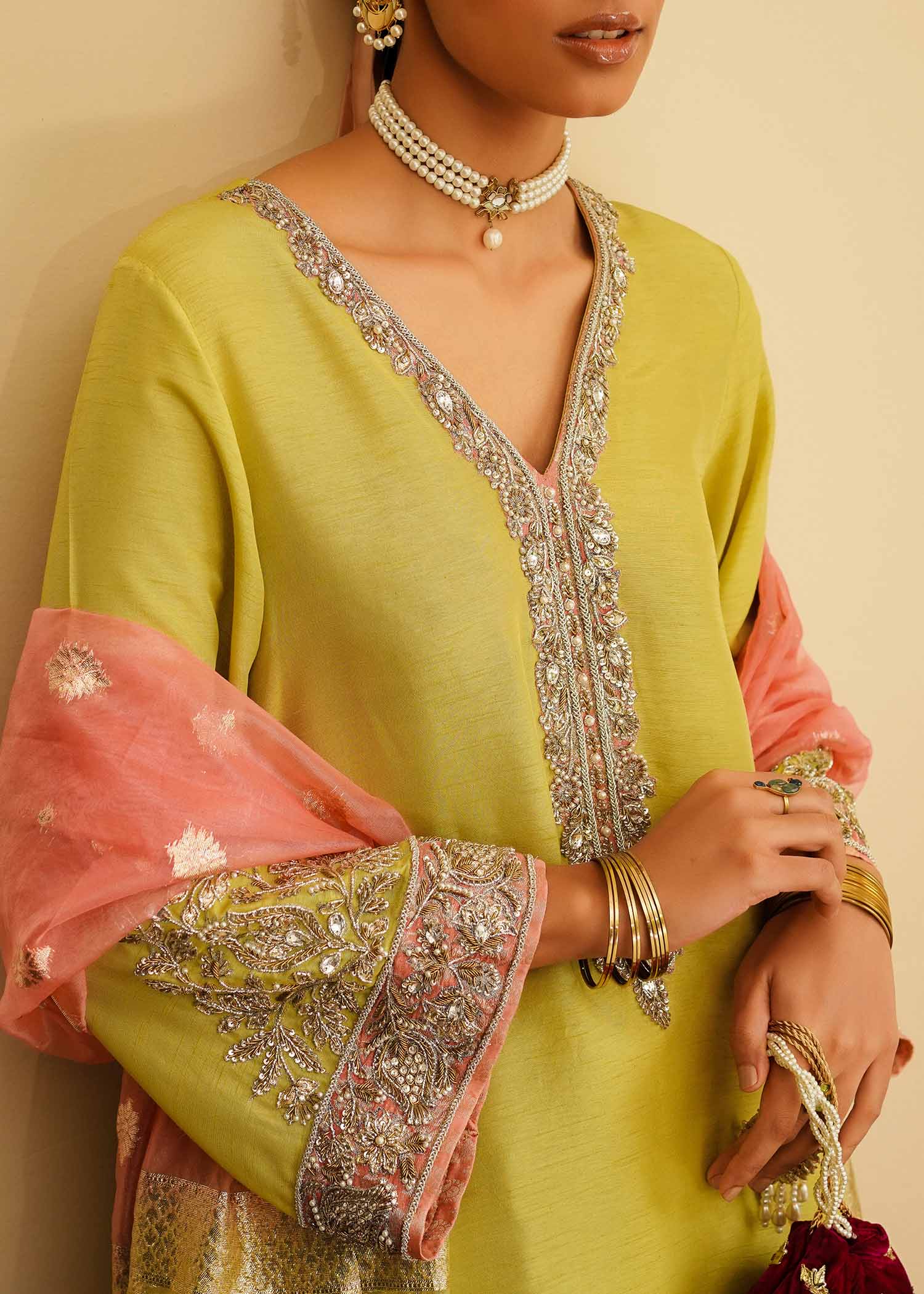 Mahgul | Eid Edit 2024 | Lemon Mint - House of Zarish
