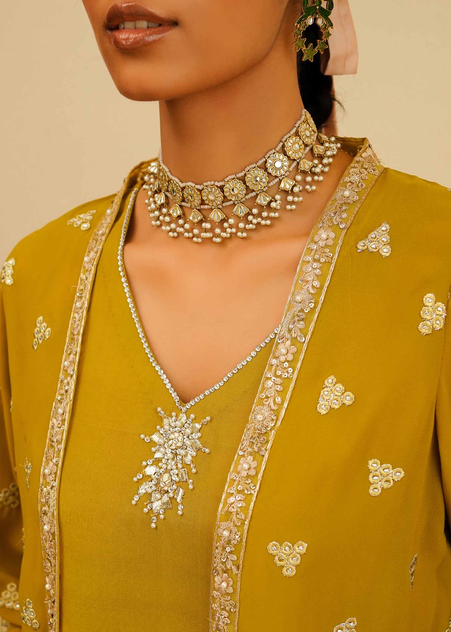 Mahgul | Eid Edit 2024 | Mustard Shine - House of Zarish