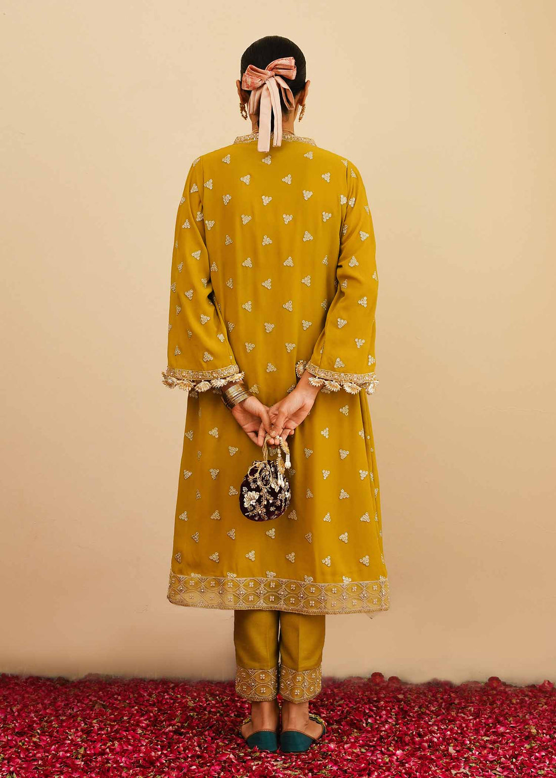 Mahgul | Eid Edit 2024 | Mustard Shine - House of Zarish