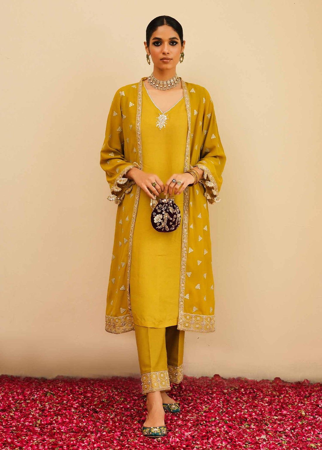 Mahgul | Eid Edit 2024 | Mustard Shine - House of Zarish