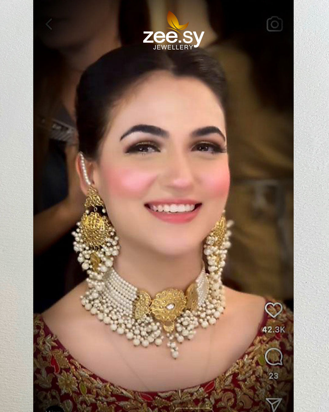 Mahnoor's Bridal Set - House Of Zarish
