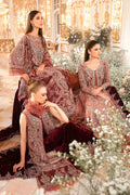 Maria B | Mbroidered Wedding Edition 23 | Salmon Pink BD-2701 - House Of Anaya