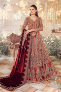 Maria B | Mbroidered Wedding Edition 23 | Salmon Pink BD-2701 - House Of Anaya