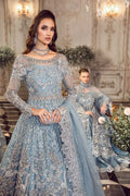 Maria B | Mbroidered Wedding Edition 23 | Ice Blue BD-2702 - House Of Anaya