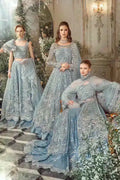 Maria B | Mbroidered Wedding Edition 23 | Ice Blue BD-2702 - House Of Anaya