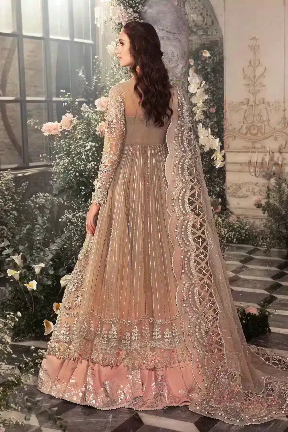 Maria B | Mbroidered Wedding Edition 23 | Black BD-2703 - House Of Anaya